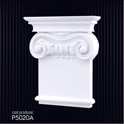 Coloane din tencuială poliuretanică de 20 cm Capitele din tencuială corintică ionice dorice Modele canelate și coloane cu panouri