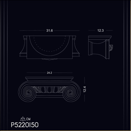 Explorarea Coloanelor și Capitelurilor din Poliuretan P5220I50: O Călătorie Arhitecturală Detaliată prin Modele și Idei de Decorare