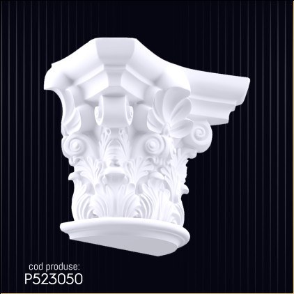 Polyurethane Column Cap P523050 Easy Installation: Practical Alternative Decoration Models to Stone and Wood Design and Ideas