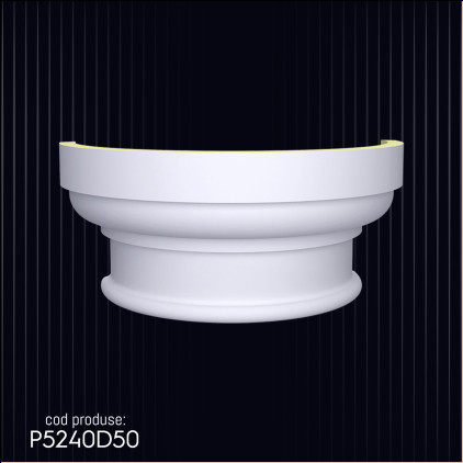 Eleganță Arhitecturală: Colțuri și Capiteluri în Stil Dorian, Ionic și Corintian - Modele Decorative P5240D50 pentru Design Interior și Idei de Decorații