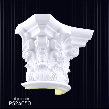 Polyurethane Column Capitals P524050: Classic Architectural Elements in Home Decor - Design Ideas and Models for Column and Capital Decorations
