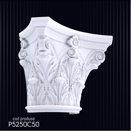 Transformați spațiul cu Coloane Decorative din Poliuretan P5250C50 - Modele și Idei de Decorațiuni pentru Coloane și Capitale