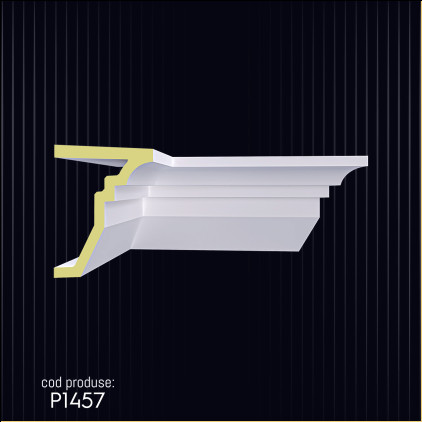Eleganță și Funcționalitate în Decorațiuni: Modele de Cornișe Poliuretan P1457 - Idei de Design și Decor