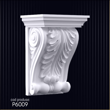 P6009 Poliuretan Consolă (Suport Decorativ) Modele Console din Poliuretan P6009 - Eleganță și Rezistență în Modele Decorative