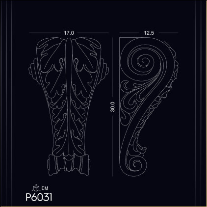 P6031 Poliuretan Consolă (Suport Decorativ) Modele Consola Poliuretan P6031: Durabilitate, Estetică și Versatilitate în Designul de Decor Interior - Modele și Idei de Decorație