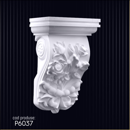 P6037 Poliuretan Consolă (Suport Decorativ) Modele Eleganță și Rafinament cu Consola Poliuretan P6037: Cum să Îmbunătățiți Aspectul Casei cu Modelul P6037 - Idei de Decor și Design