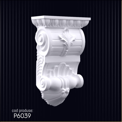 P6039 Poliuretan Consolă (Suport Decorativ) Modele Modelul de Corbel Poliuretan P6039: Diversitate și Stil în Designul Interior pentru Decorațiuni și Idei de Design