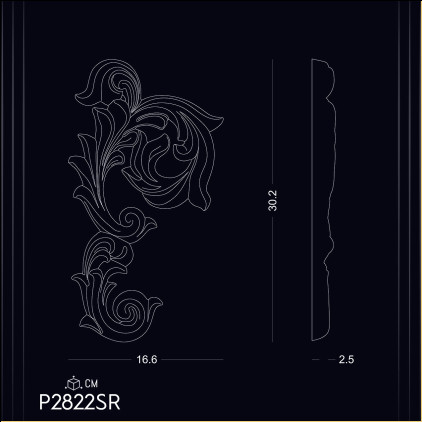 Poliuretan Decorativ P2822SR: Investiție Estetică și Practică pentru Spațiul Tău - Modele și Idei de Design pentru Decorațiuni