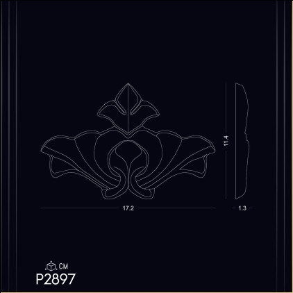 Decorative Polyurethane Ornaments P2897 - Various Wall Decoration Designs and Ideas