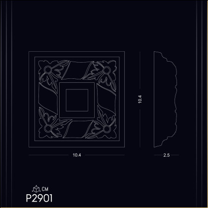 Poliuretan Ornamente P2901 - Eleganță și Stil în Designul Decorațiunilor: Modele și Idei de Decorare