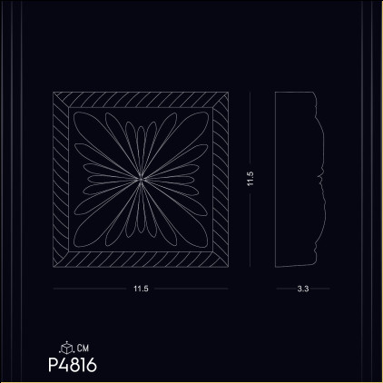 Decorațiuni din Poliuretan P4816: Calitate și Preț în Designuri de Decor cu Materiale Tradiționale și Modele Inovative