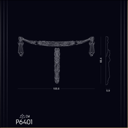 Poliuretan Decorativ P6401 - De Ce Să Alegeți Această Ornamentație: Calitate Excepțională și Modele de Stil Pentru Designul și Ideile de Decor