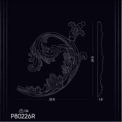 Poliuretan Ornamente P80226R - Avantajele Decorului din Poliuretan. Modele de Decor Interior în Poliuretan: Idei și Exemple de Design