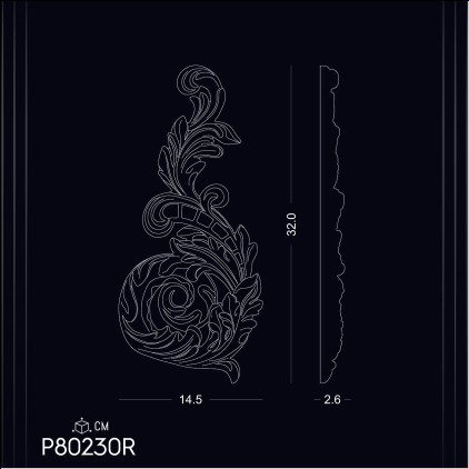 Poliuretan Decorativ P80230R Poliuretan: Alegerea Perfectă pentru Designul Interior MODELE de DECORAȚII Idei de Design și Decorațiuni pentru Interior