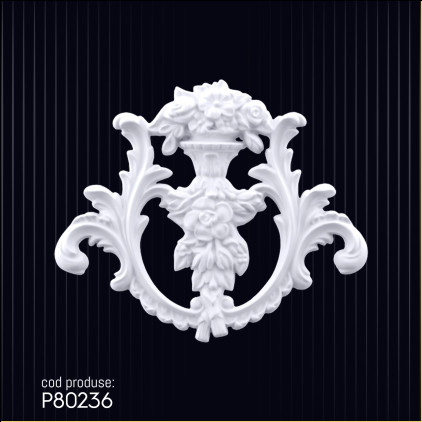 Poliuretan Decorativ P80236 Transformați orice cameră cu ornamente din poliuretan și decorațiuni de perete Idei de Design și Modele pentru Decor