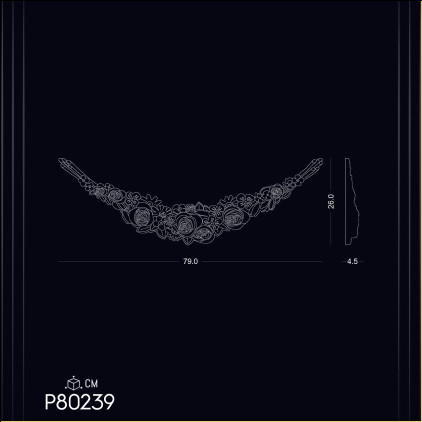 Poliuretan Decorativ P80239 - Modele de Decor și Artă în Designul de Poliuretan - Idei de Decorațiuni și Exemple