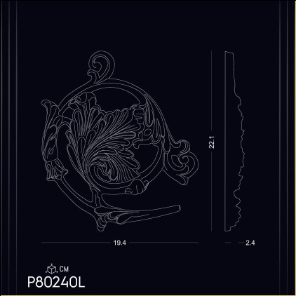 Transformați Pereții cu Artă Decorativă din Poliuretan P80240L: Modele de Decorație cu Flori și Abstracte, Idei de Design și Exemple