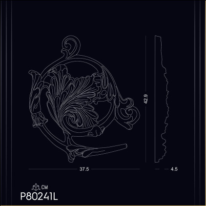 Investiți în Decorul de Perete din Poliuretan P80241L - Rafinament și Stil în Modele de Decorație Design și Idei Inspiratoare