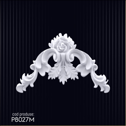 Decorațiuni Elegante din Poliuretan P8027M - Modele și Idei de Design pentru Ornamente de Perete din Poliuretan