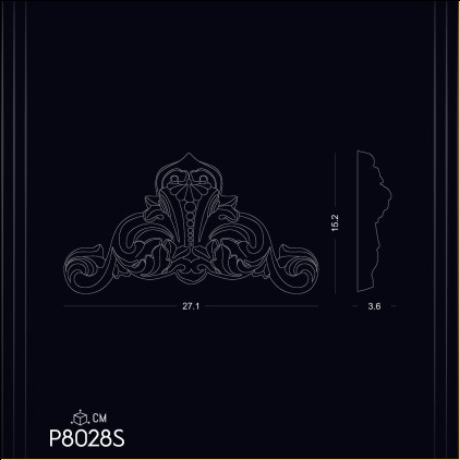 Explorați Ornamentele din Poliuretan P8028S pentru Transformarea Casei: Modele de Decorație, Design și Idei de Decor.