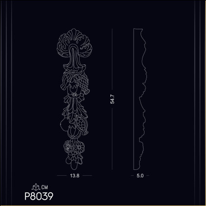 Poliuretan Decorativ P8039 Transformă Oricare Cameră cu Decorațiuni Sofisticate și Personalizate Idei de Design și Modele pentru Decorații