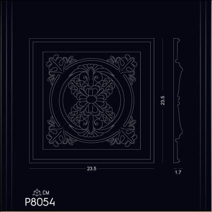 Decorative Polyurethane P8054: Ideas and Designs for Wall Decorations - Aesthetic Value in Decoration Models