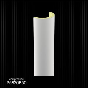 Poliuretan Coloane Drepte P5820B50: Imitație Perfectă de Lemn și Piatră pentru Decor Rapid și Ușor de Întreținut - Idei și Modele de Design