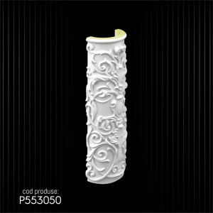 Polyurethane Patterned Column Base P553050: Weather and Humidity Resistant Polyurethane Columns - Design Models and Decoration Ideas