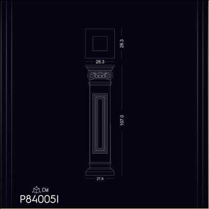 P84005I Capitetele coloane decorative