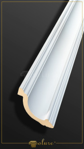 P88091 Poliuretan Cornișe Simple Modele Cornișă Netedă din Poliuretan 11x15 cm Profil Tavan