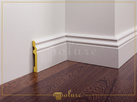 P85050 Poliuretan Plinte Modele Plintă Decorativă din Poliuretan Profil Neted 2x10 cm