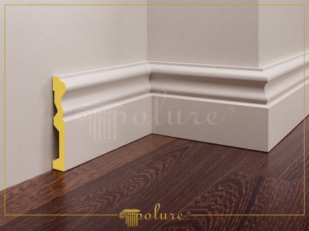 P85067 Poliuretan Plinte Modele Plintă Decorativă 15x2 cm din Poliuretan