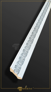 P81013 Poliuretan Cornișe cu Model Modele Cornișă Decorativă din Poliuretan cu Relief Clasic 7x7 cm