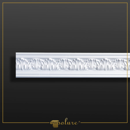 P81013 Poliuretan Cornișe cu Model Modele Cornișă Decorativă din Poliuretan cu Relief Clasic 7x7 cm