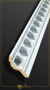 P81088 Poliuretan Cornișe cu Model Modele Cornișă Decorativă din Poliuretan cu Model Klasik 9x10 cm