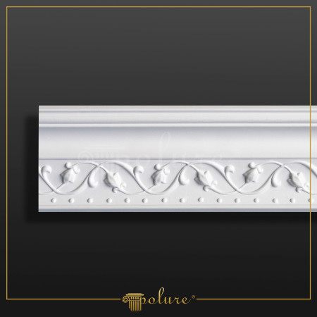 P81089 Poliuretan Cornișe cu Model Modele Cornișă Decorativă din Poliuretan 10x10 cm cu Model Relief