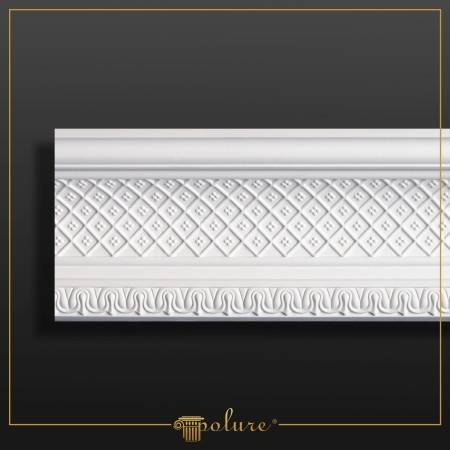 P81148 Poliuretan Cornișe cu Model Modele Cornișă Decorativă din Poliuretan cu Model 17x16 cm