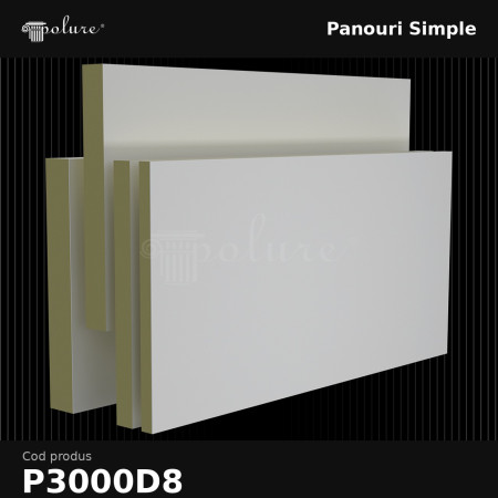 P3000D8 Poliuretan Panouri Simple Modele Poliuretan Panou P3000D8: Tehnici de Fabricație pentru Panouri Decorative Poliuretan - Modele și Idei de Design pentru Decorațiuni