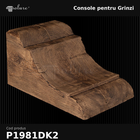 Poliuretan Grinde Decorative Imitație Lemn Structură Rustic