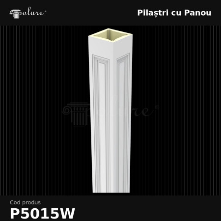 Pilastru 15 x 15 x 240 cm, produs decorativ din poliuretan
