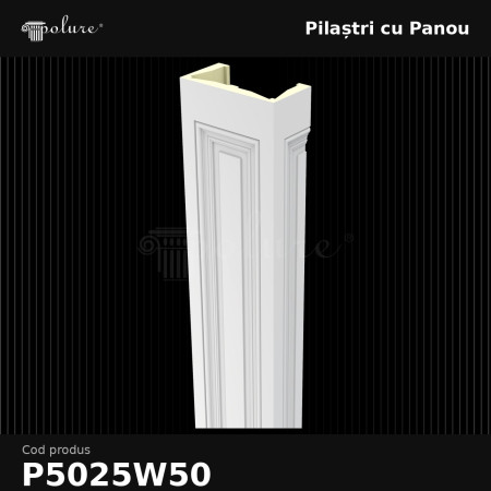 Produs decorativ din poliuretan pentru pilastru 13x25x240 cm