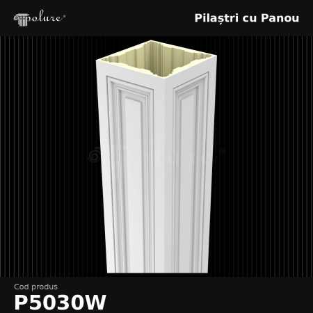 Pilastru 30x30x240 cm, produs decorativ din poliuretan