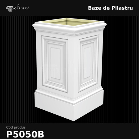 Bază pilastru 55x55x94 cm, produs decorativ din poliuretan