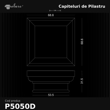 D5050D Pilaster Sütun Başlık