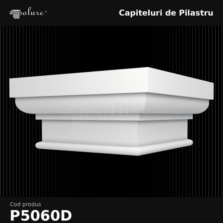 Pilastru decorativ din poliuretan, profil 84x84x38 cm