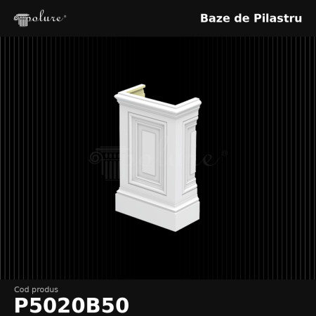 D5020B50 Pilaster Sütun Alt Kaide