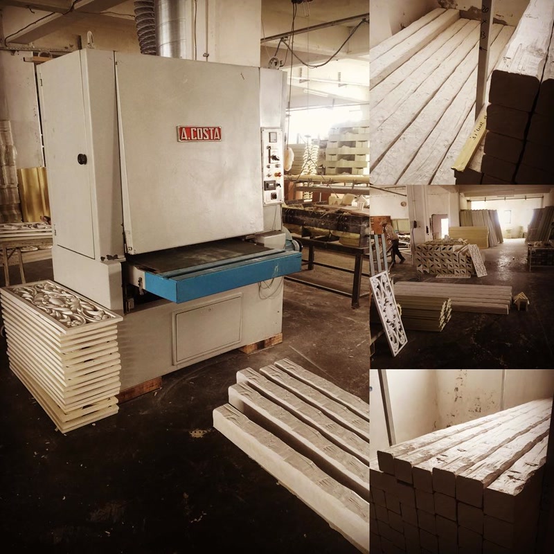 Grinzi Rustice din Poliuretan P1981B și P1981F pentru Tavane Profilul din poliuretan rigid reprezintă o soluție tehnică avansată pentru realizarea structurilor decorative de tavan cu aspect de lemn masiv, optimizată pentru cerințele construcțiilor moderne. Elementele din poliuretan de înaltă densitate, precum modelele P1981B și P1981F, oferă o alternativă extrem de ușoară și stabilă din punct de vedere dimensional în comparație cu grindele tradiționale din lemn natural. În faza de fabricație și calibrare primară, suprafața poliuretanică este supusă unui proces mecanic riguros de șlefuire și uniformizare, asigurând toleranțe dimensionale foarte strânse de ±1 mm pe întreaga lungime a profilului. Această pregătire tehnică de precizie le permite montatorilor profesioniști, arhitecților și antreprenorilor din domeniul amenajărilor să obțină îmbinări liniare perfecte și aliniamente impecabile în șantierele de reabilitare sau de decorare interioară.

Procesul de montaj al grinzilor rustice din poliuretan P1981B și P1981F se bazează pe o metodologie simplificată de fixare mecanică combinată cu lipire adezivă structurală. Datorită masei reduse a materialului, având o densitate medie controlată cuprinsă între 150-220 kg/m³ (țintă ~160 kg/m³) și 150-220 kg/m³ (țintă ~160 kg/m³), încărcarea suplimentară exercitată asupra plăcii de beton sau asupra structurii ușoare din gips-carton este practic neglijabilă. Procedura standard de instalare implică montarea unor blocuri din lemn sau a unor ghidaje metalice intermediare pe tavan la distanțe de aproximativ 50 cm, urmată de aplicarea unui adeziv poliuretanic monocomponent pe marginile profilului U. Fixarea finală se asigură prin șuruburi autofiletante mascate, eliminând definitiv necesitatea structurilor grele de susținere și a macatelor speciale necesare în cazul grinziilor din lemn natural.

Comportamentul impecabil al poliuretanului rigid în medii cu fluctuații de umiditate și temperatură reprezintă un avantaj competitiv major pentru echipele de finisaje. Având o rată extrem de scăzută de absorbție a apei, stabilită la mai puțin de 1%, poliuretanul nu suferă deformări geometrice, încovoieri, umflări sau fisurări cauzate de umezeală. În plus, stabilitatea termică remarcabilă garantată într-un interval cuprins între -100 °C / +80 °C permite aplicarea acestor grinzi decorative în spații complexe precum restaurante, crame, săli de evenimente, spații comerciale sau mansarde rezidențiale expuse razelor solare. Suprafața brută pre-calibrată oferă o aderență excelentă pentru baițurile pe bază de apă, lacurile poliuretanice și vopselele acrilice, permițând obținerea oricărui efect vizual de lemn patinat direct pe șantier.

Echipele de montaj și aplicatorii specializați beneficiază de un randament de lucru semnificativ crescut prin utilizarea acestor profile pre-turnate. Debitarea și ajustarea elementelor P1981B și P1981F se efectuează rapid și curat utilizând ferăstraie manuale cu dinți fini sau ferăstraie mecatronice de tăiat în unghi. Canalul interior generos în formă de U permite mascarea facilă și sigură a cablajelor electrice, a traseelor de iluminat LED, a tubulaturilor de ventilație sau a altor utilități tehnice ale clădirii. Alegerea poliuretanului rigid asigură obținerea unei lucrări durabile, complet imune la atacul insectelor xylofage, la mucegai și la ciuperci, eliminând costurile de întreținere pe termen lung specifice lemnului.