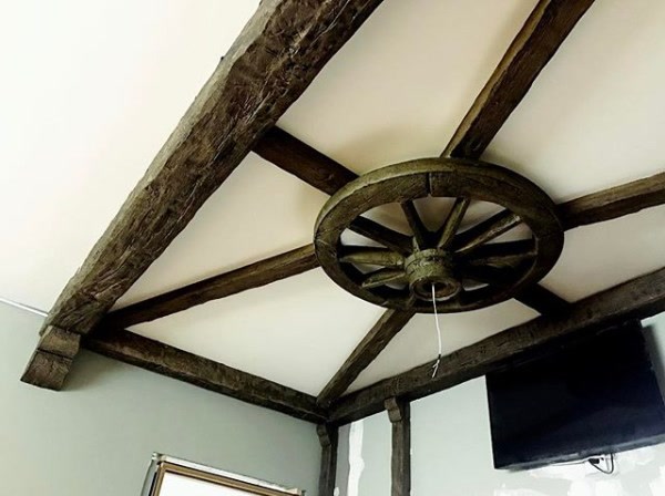 Console decorative rustic  