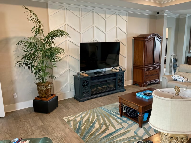 Decor geometric perete  