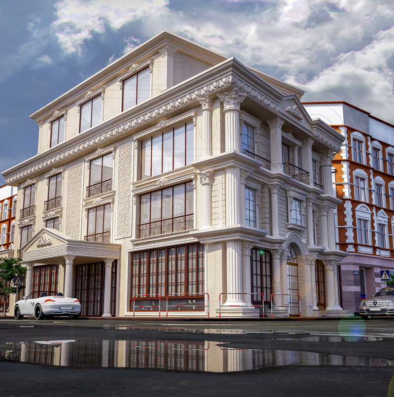 Pilaștri și Stâlpi Decorativi  Pilaștri, coloane și semicoloane decorative din poliuretan: bază, fus și capitel, detalii turnate precis, greutate redusă și montaj cu adeziv po